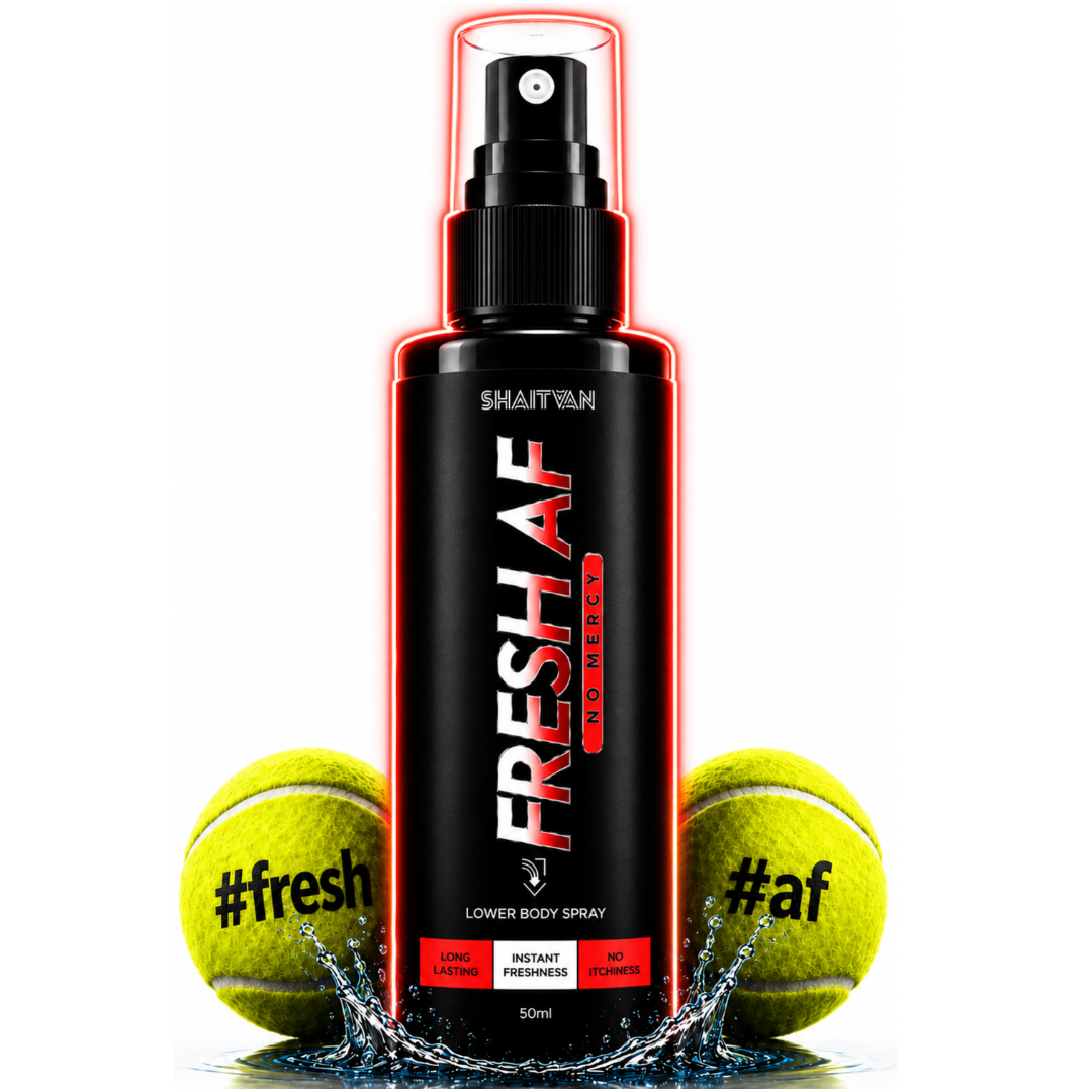 Fresh AF - No Mercy - Lower Body Intimate Hygiene Spray - Bold • Sporty • Intense