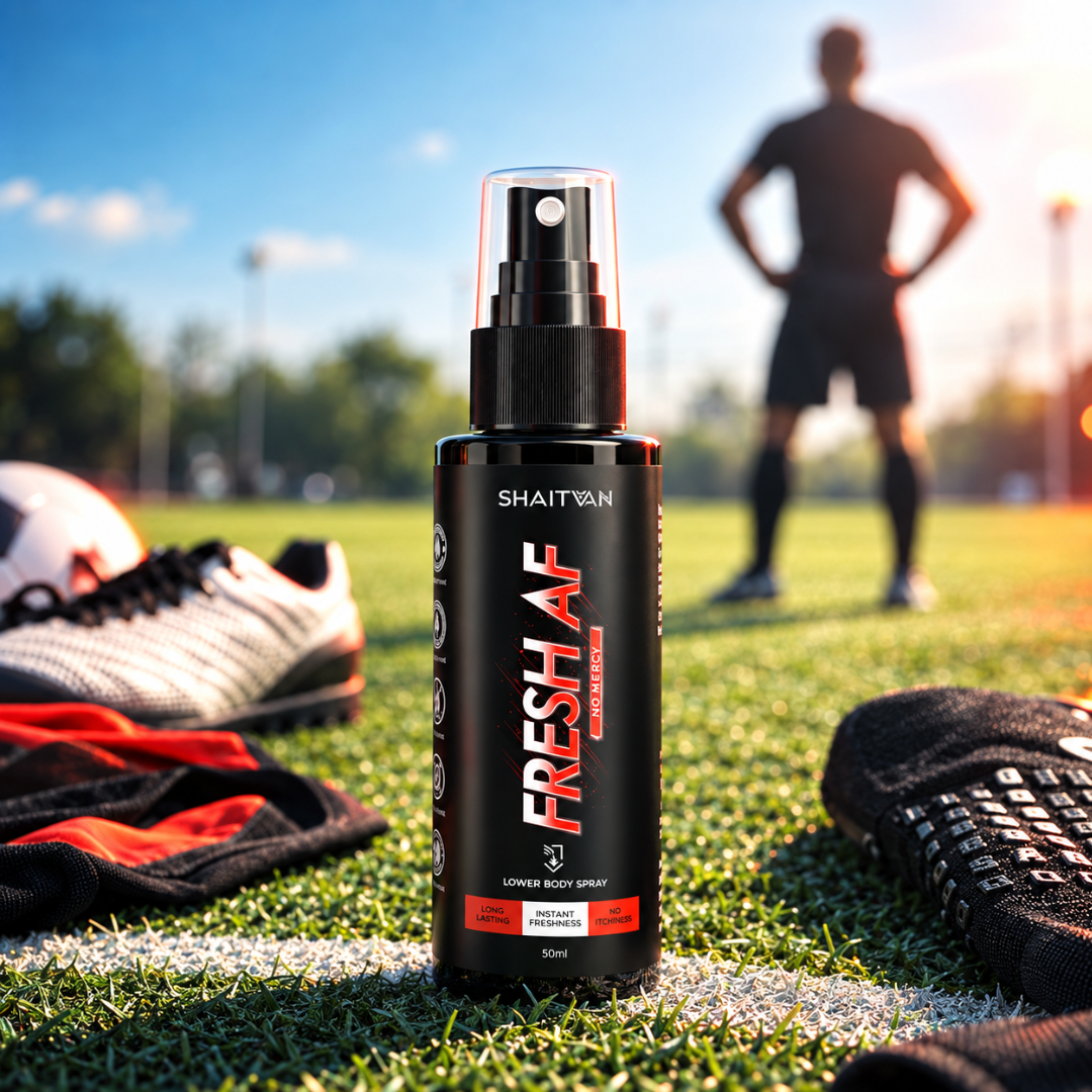 Fresh AF - No Mercy - Lower Body Intimate Hygiene Spray - Bold • Sporty • Intense