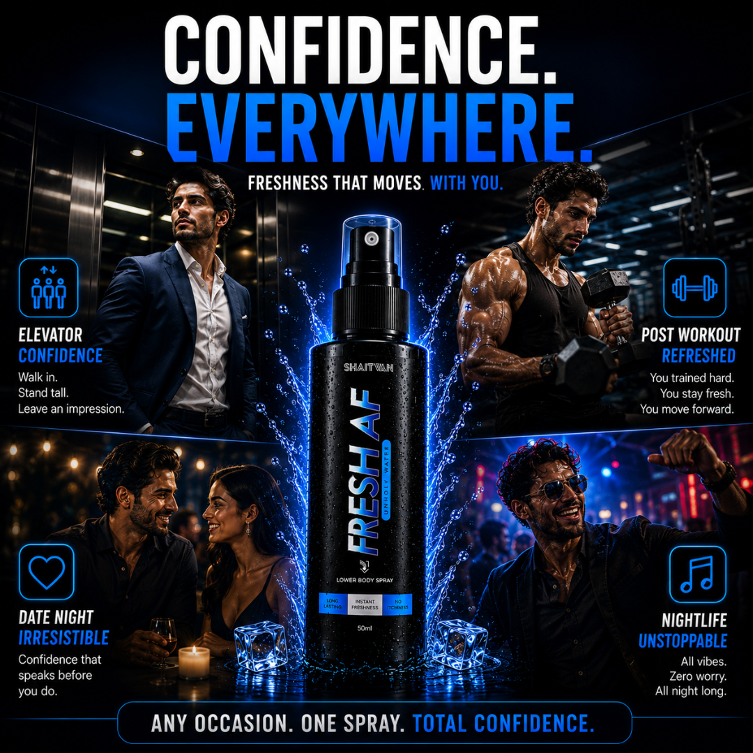 Fresh AF - Unholy Water - Lower Body Intimate Hygiene Spray - Aqua cool freshness