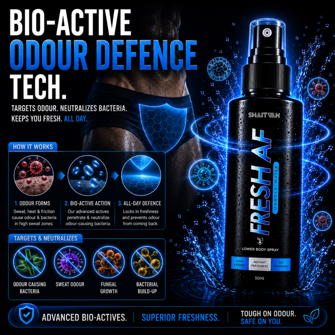 Fresh AF - Unholy Water - Lower Body Intimate Hygiene Spray - Aqua cool freshness