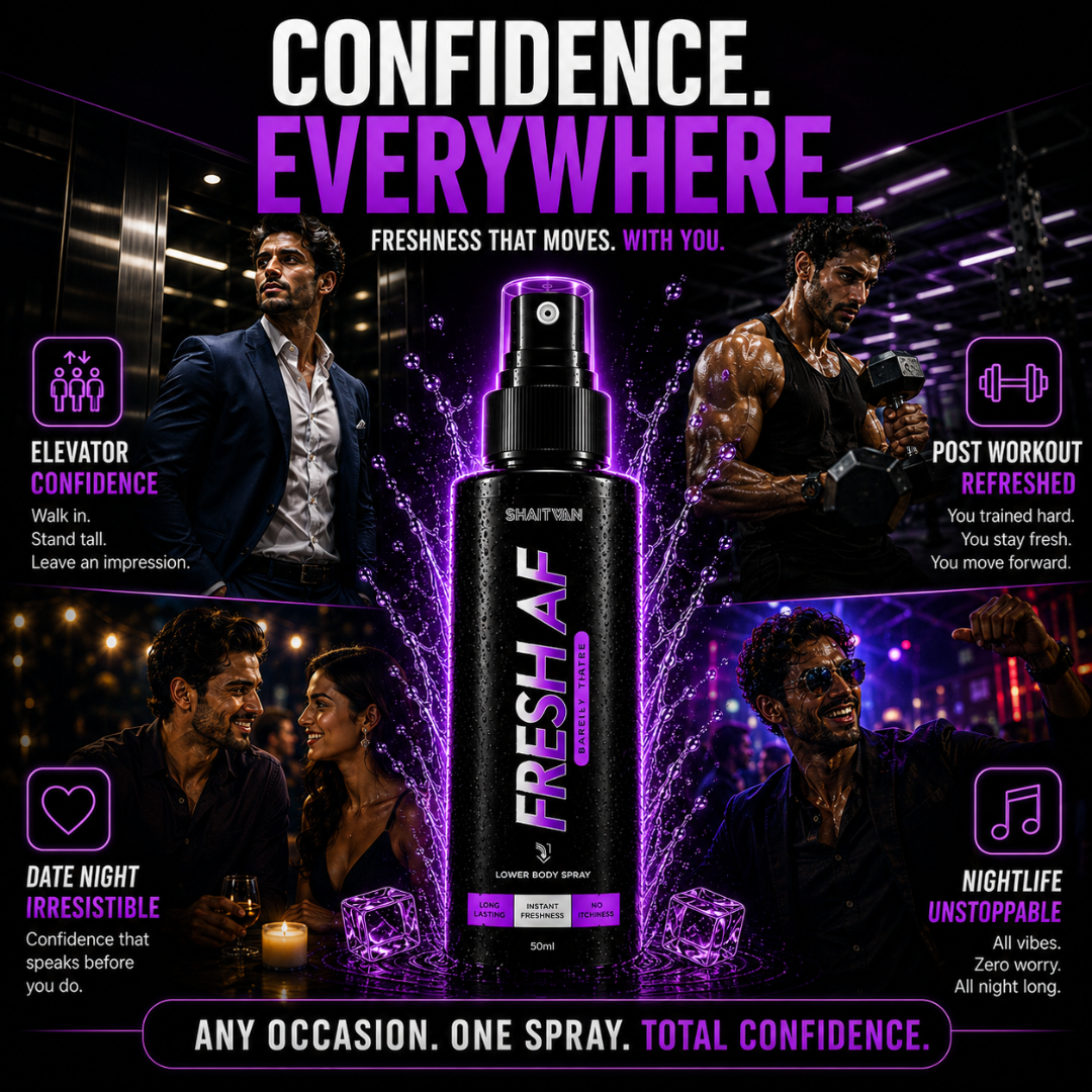 Fresh AF - Barely There - Lower Body Intimate Hygiene Spray -Soft • Clean • Subtle