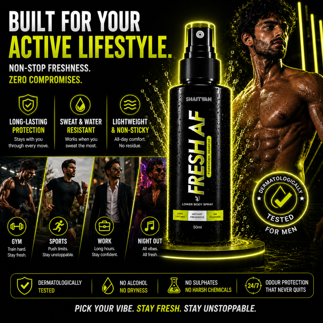 Fresh AF - Forbidden Squeeze - Lower Body Intimate Hygiene Spray - Zesty • Citrusy • Energetic