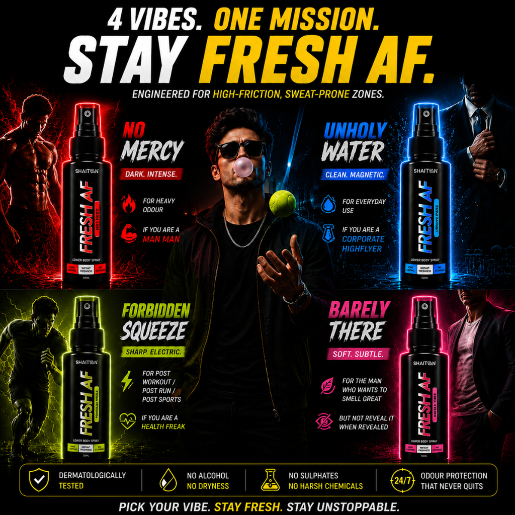 Fresh AF - Forbidden Squeeze - Lower Body Intimate Hygiene Spray - Zesty • Citrusy • Energetic